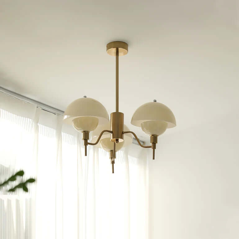 Elegant Cream Bubble Chandelier