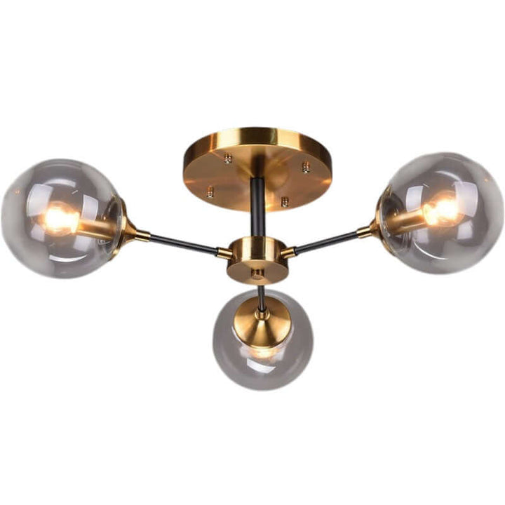 Modern Copper LED Chandelier