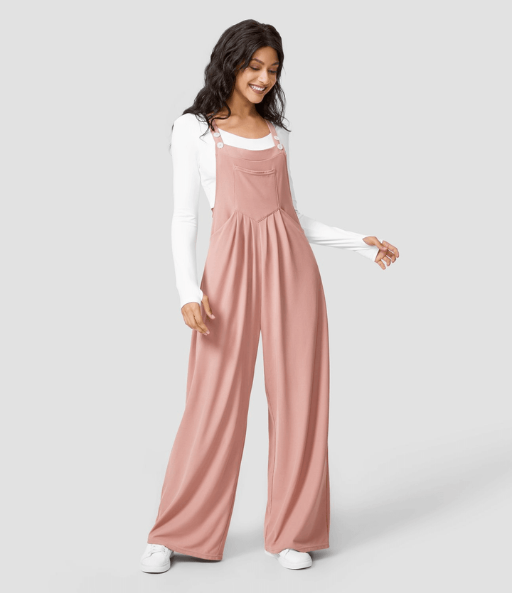 Women's Wide-Leg Overalls