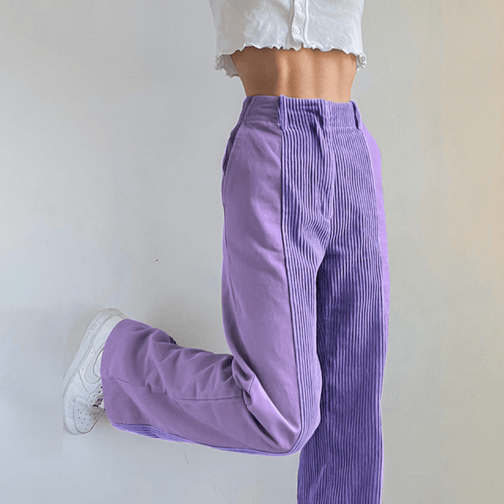 Women's High-Waisted Wide Leg Trousers