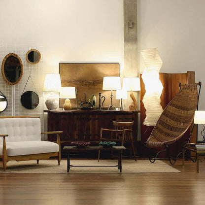 Elegant Paper Floor Lamp with Diffused Lighting