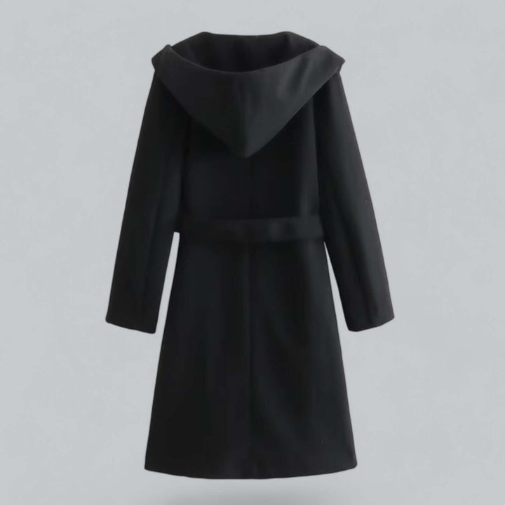 Women's Hooded Long Trench Coat