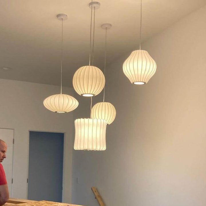 Modern Semi-Wood Pendant Light