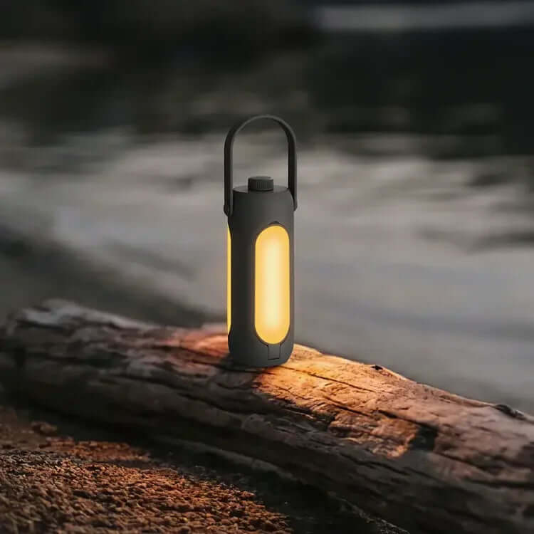Portable LED Camping Lantern with Flashlight & SOS