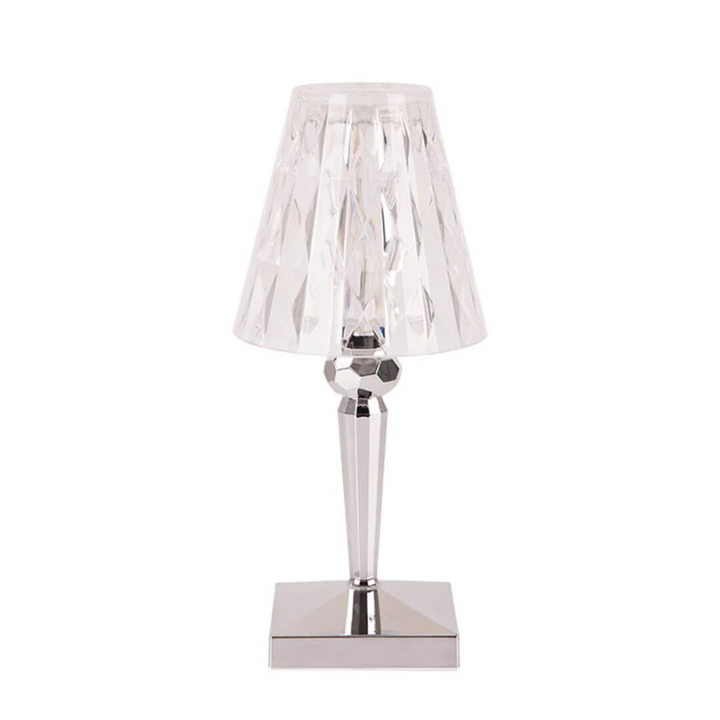 Elegant CrystalLuxe table lamp, perfect accent lighting for luxurious home decor.
