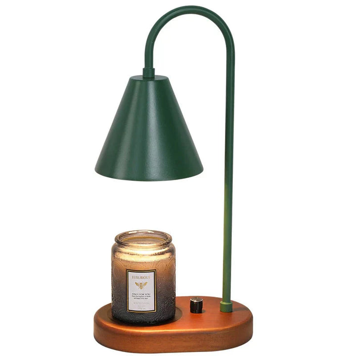 Decorative LumiFlare candle warmer, a modern home accent for warm, inviting ambiance.