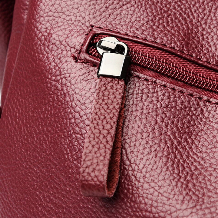 Designer genuine leather shoulder bag, an elegant accessory for any outfit.