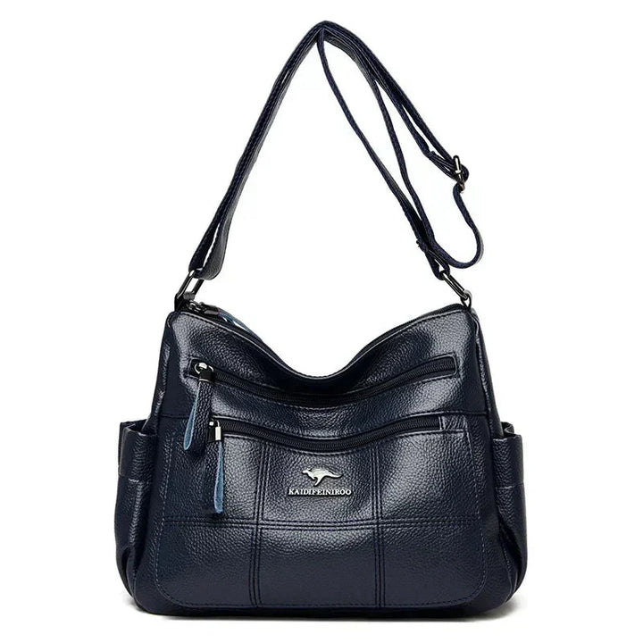Stylish women's leather handbag, perfect for an elegant evening or daily wear.