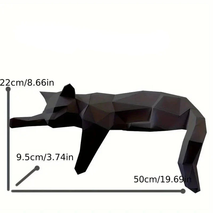 Stylish decorative cat sculpture, a unique cat lover gift & elegant accent for any modern home or office decor.