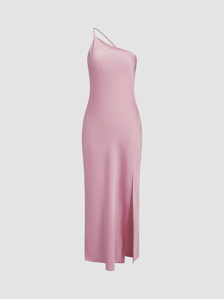 Stylish long open back maxi dress for women, a perfect wedding guest dress or special occasion party gown.