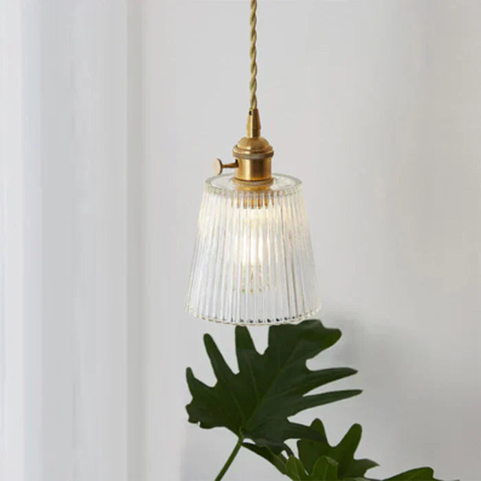 Modern design glass pendant light, an elegant ceiling fixture for home decor.