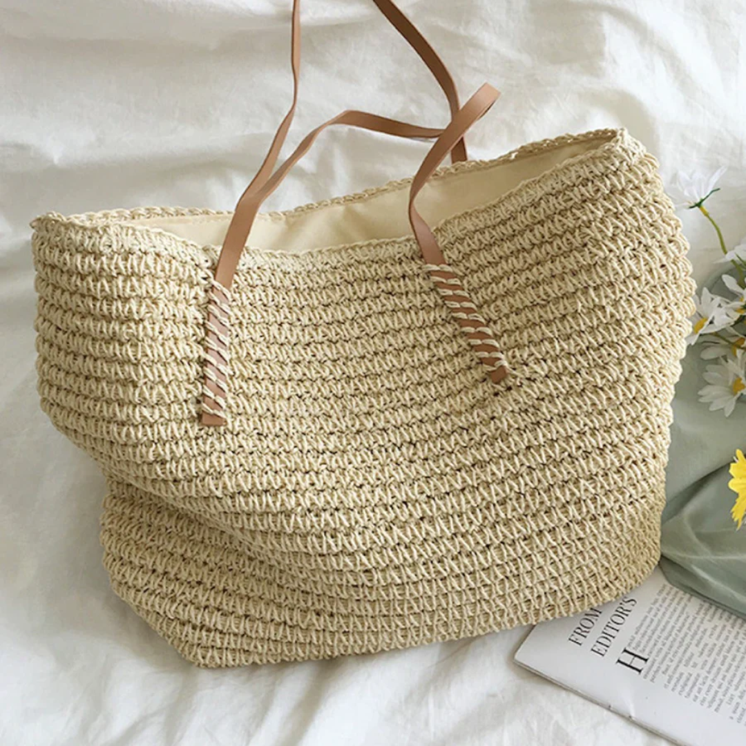 Versatile TerraWoven women's shoulder handbag. Elegant woven design, spacious for daily use & fashion.