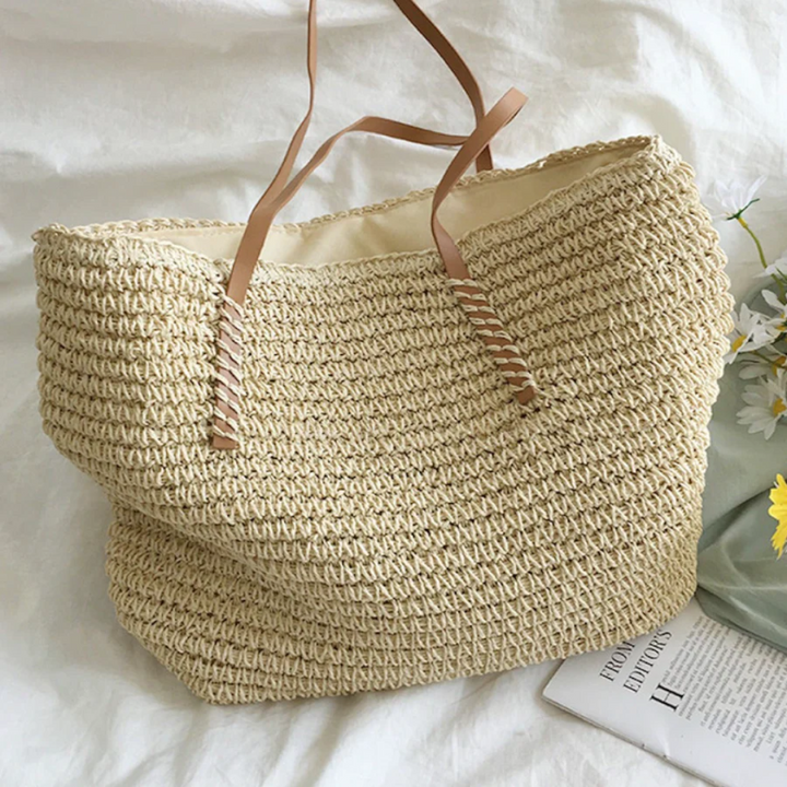 Versatile TerraWoven women's shoulder handbag. Elegant woven design, spacious for daily use & fashion.