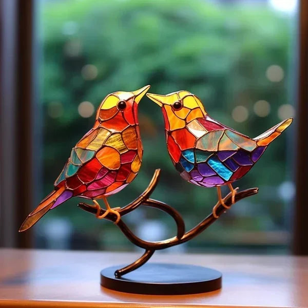Luxurious black bird figurine, a sophisticated decorative sculpture for living room, modern interiors & home art.