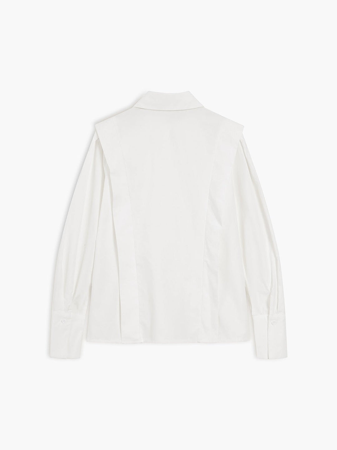 Professional women's button-down square shirt, an elegant long-sleeve blouse for office and daily wear.