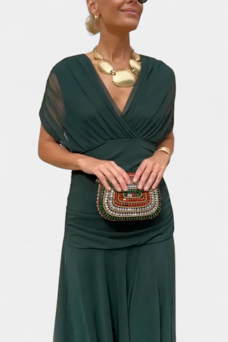 Beautiful floral print maxi dress for women, off-shoulder style, perfect for elegant party wear.