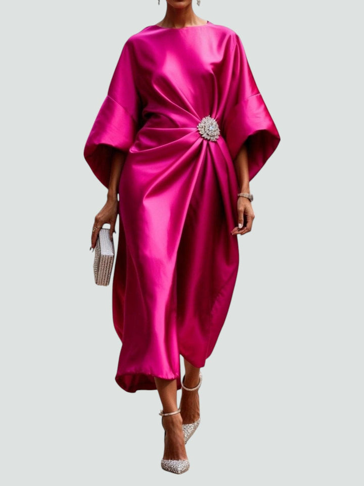 Lightweight, flowing women's elegant long dress. Comfortable for summer, ideal for special occasions.