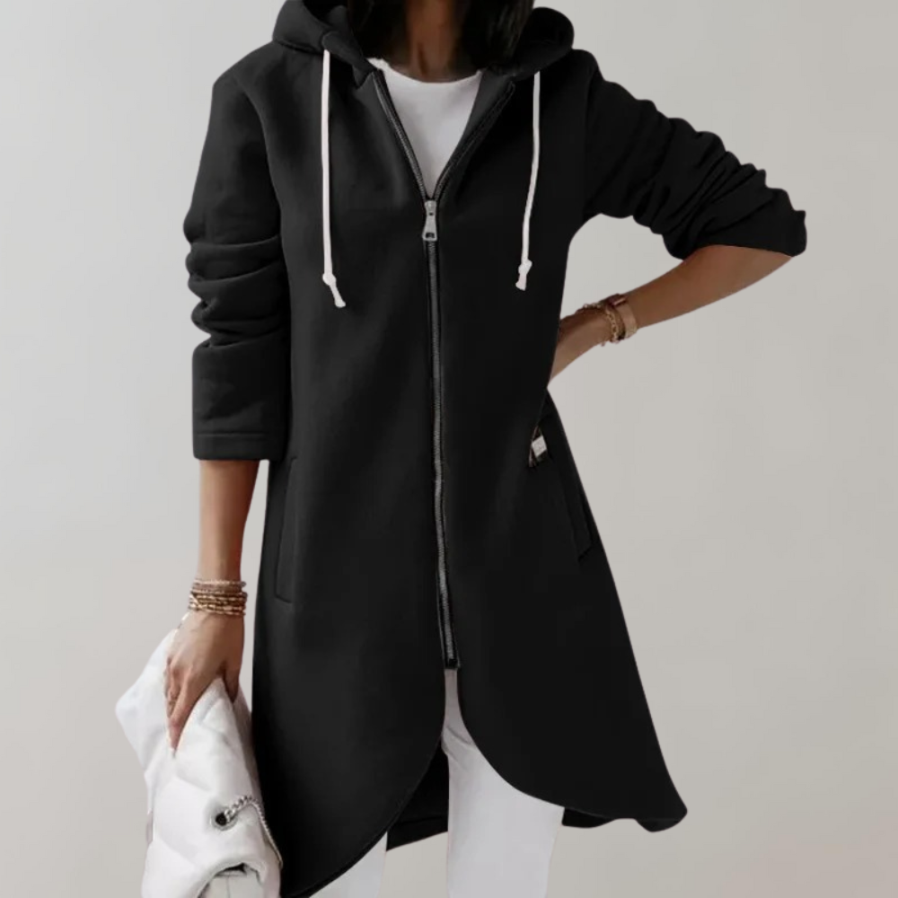 Elegant women's open front knit cardigan for versatile layering. Perfect for fall & spring fashion.