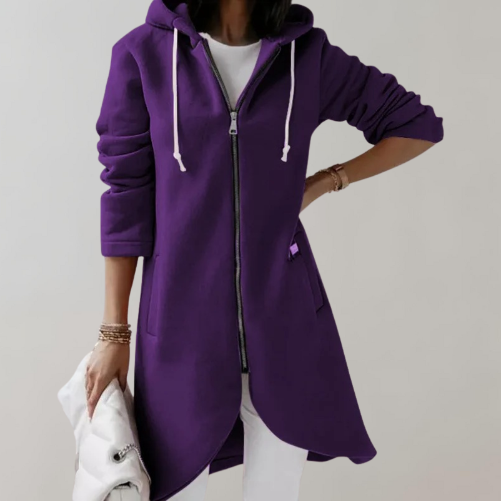 Fashionable women's open front knitwear cardigan. Long sleeve & elegant, great for versatile everyday style.