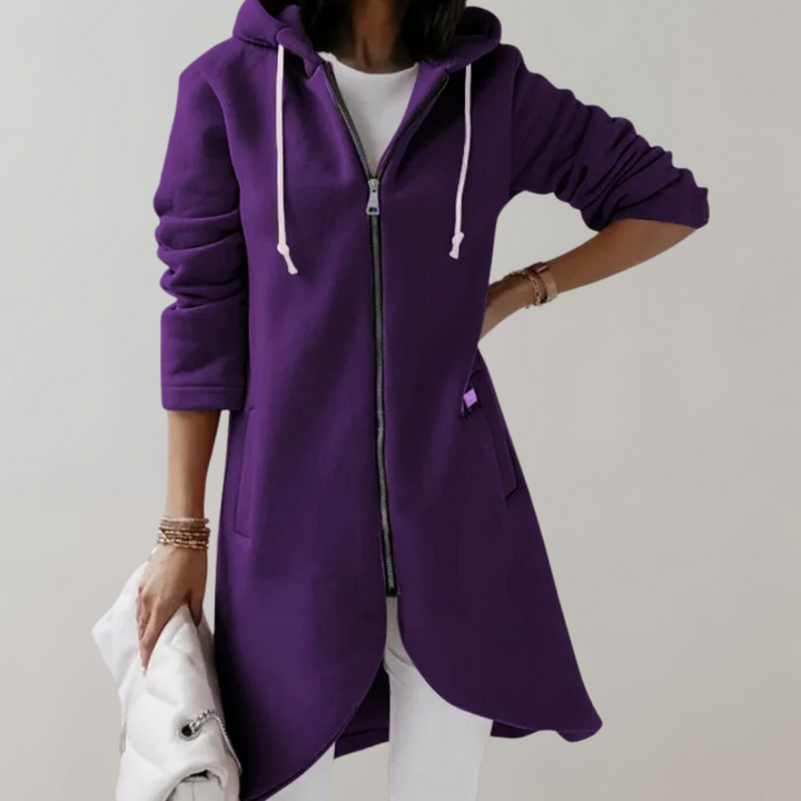 Fashionable women's open front knitwear cardigan. Long sleeve & elegant, great for versatile everyday style.