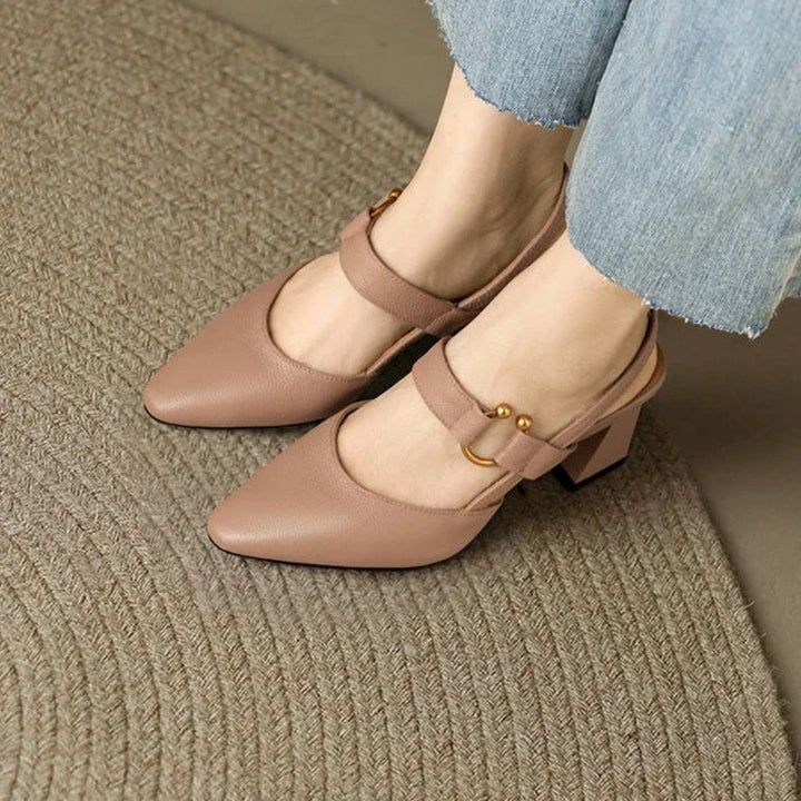 Fashionable women's orthopedic heels. Supportive and comfortable elegant shoes for healthy, happy feet.