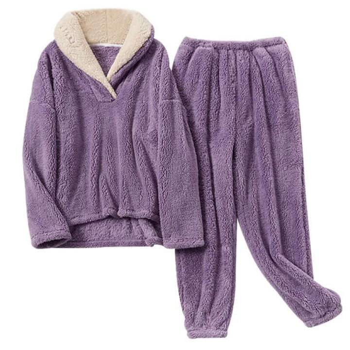 Women's Fleece Pyjama Set - Cosy Loungewear