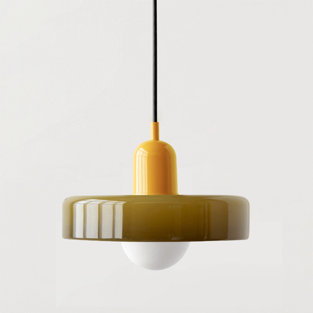2 Heads Modern Glass Pendant Light