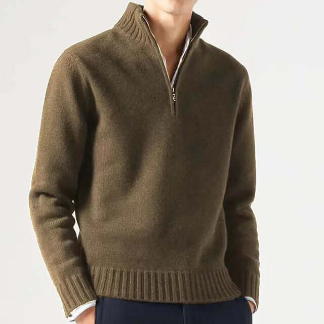 Men’s Half-Zip Warm Sweater