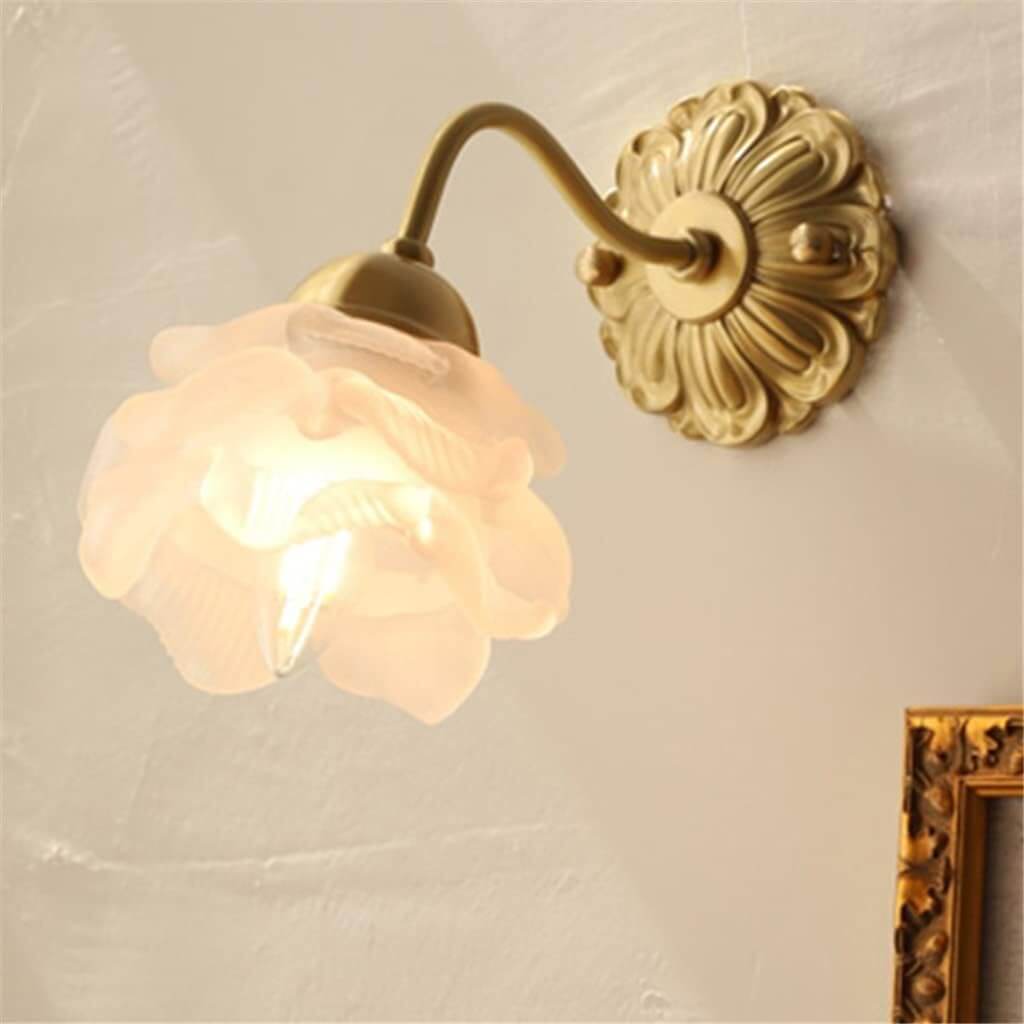 Flower Petal Glass Wall Lamp