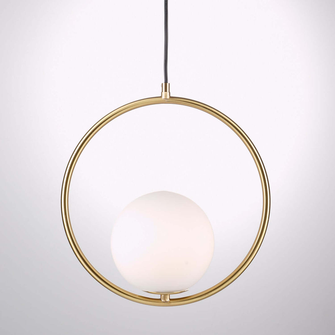 Modern Pendant Lamp with Metal & Glass