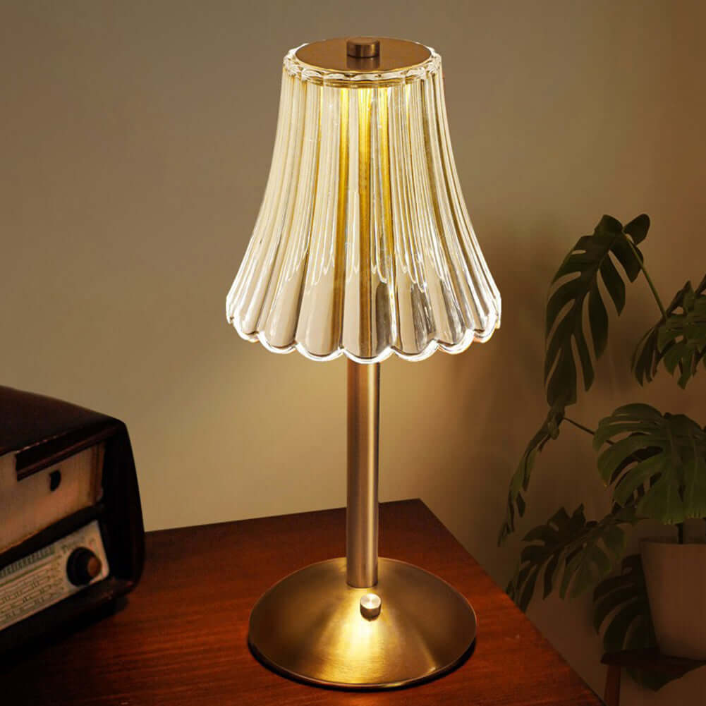Touch Activated Crystal Table Lamp