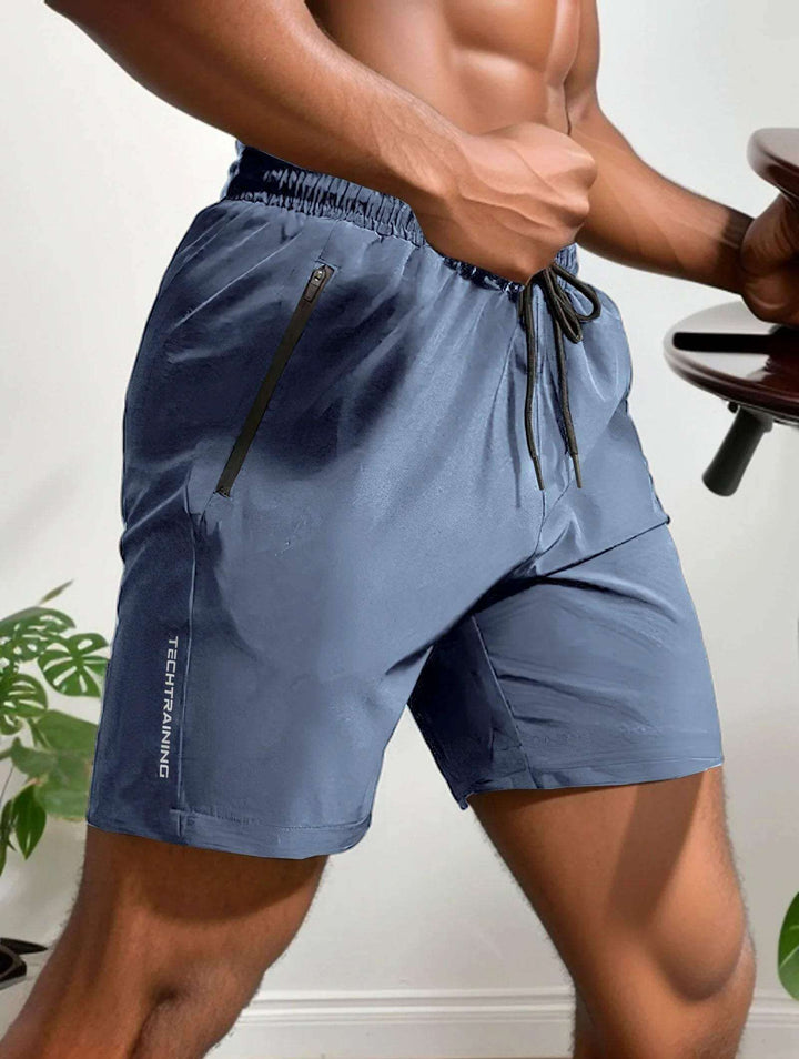 Men's Lightweight Training Shorts with Zip Pocket
