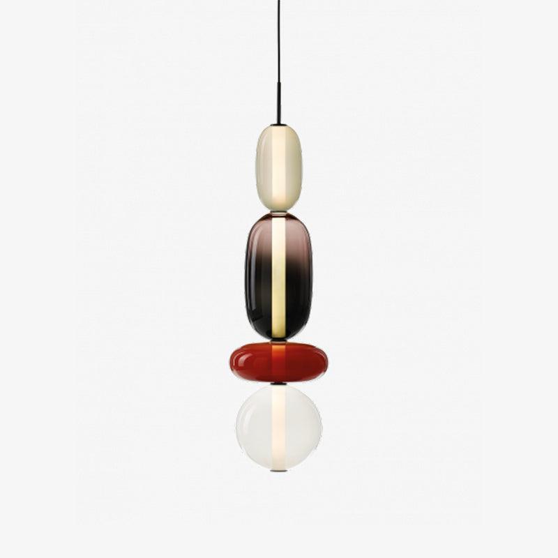 Colorful Glass Pendant Light - Modern Hanging Lamp