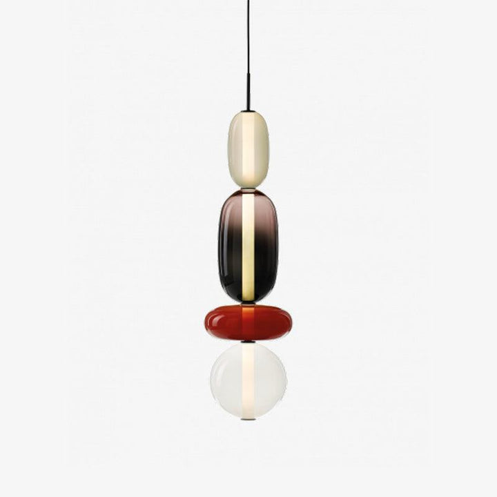 Colorful Glass Pendant Light - Modern Hanging Lamp