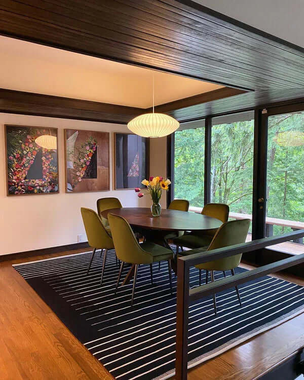 Modern Silk Pendant Light
