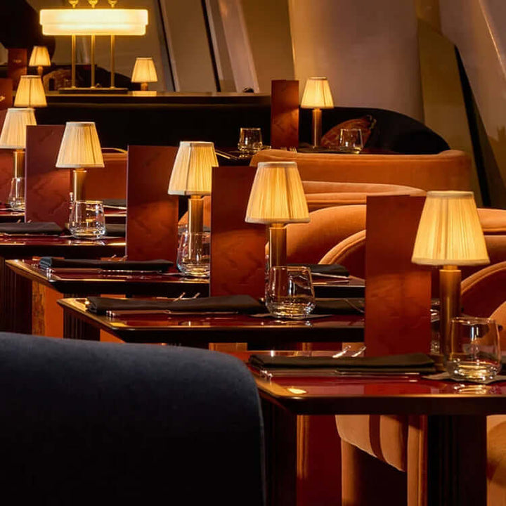 Cordless LED Metal Table Lamp