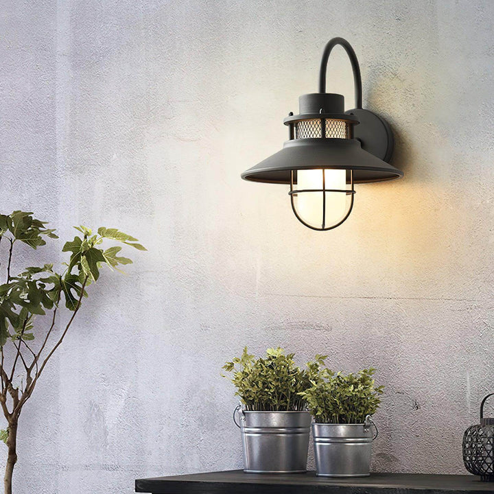 Outdoor Wall Lamp with IP65 Moisture Protection