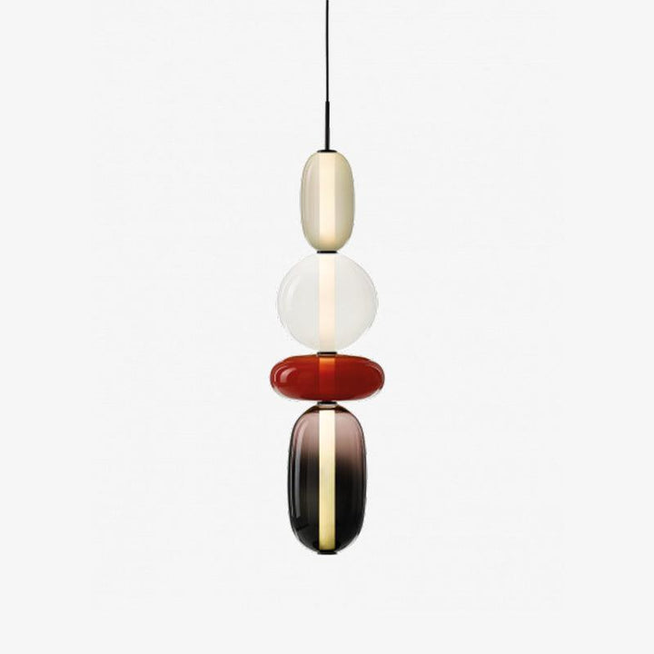 Colorful Glass Pendant Light - Modern Hanging Lamp