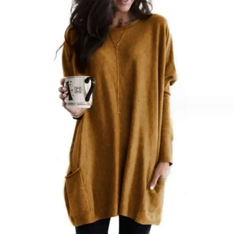 Oversized Tunic Sweater for Women