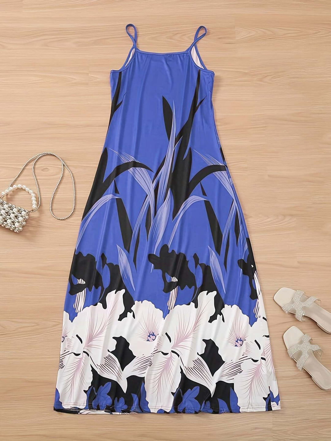 Floral Print Spaghetti Strap Dress for Women