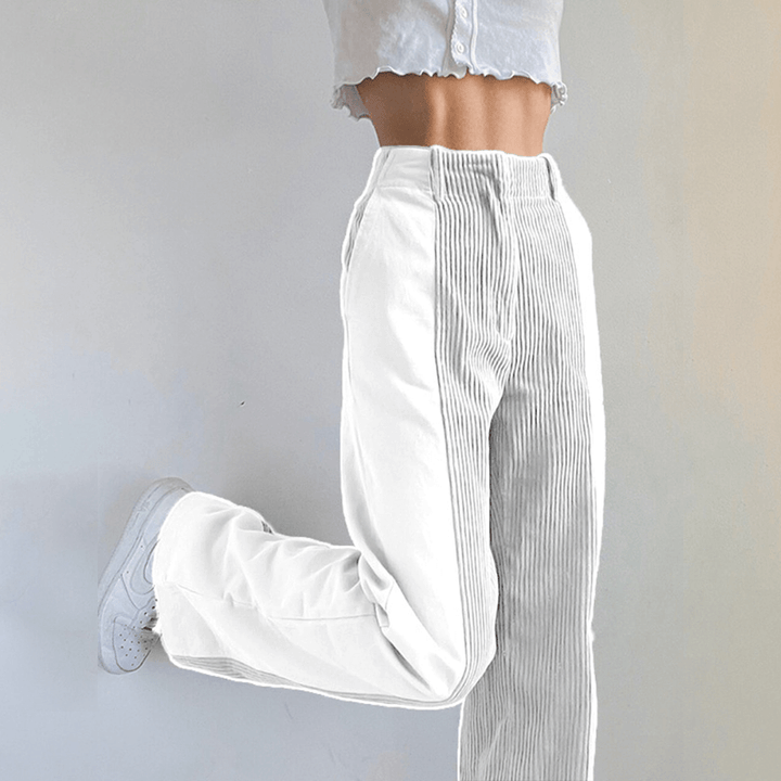 Women's High-Waisted Wide Leg Trousers