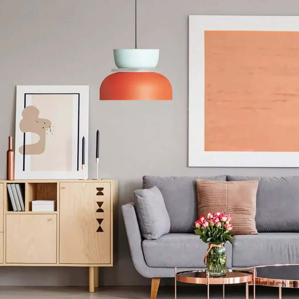 Color Block Nordic Pendant Light