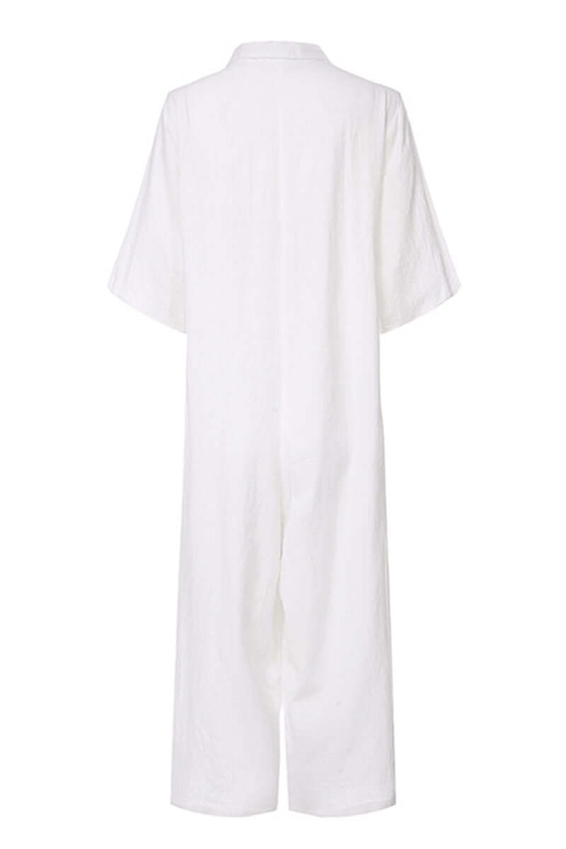 Women's Relaxed Notch Collar Jumpsuit