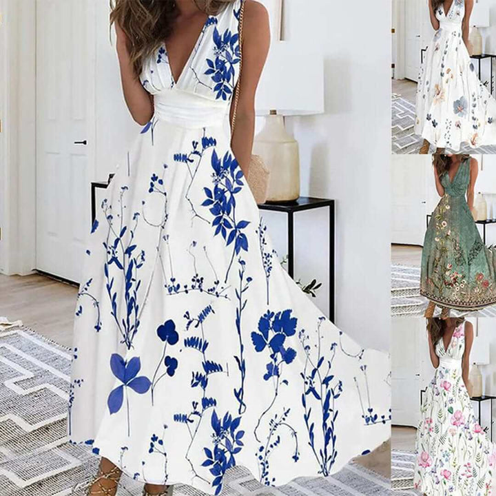 Floral Dress - Elegant and Comfortable
