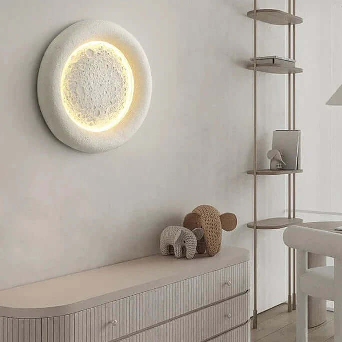 Modern Round Resin Wall Light