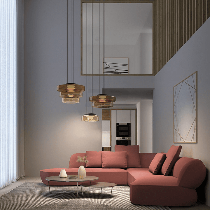 Modern Glass Pendant Light Fixture
