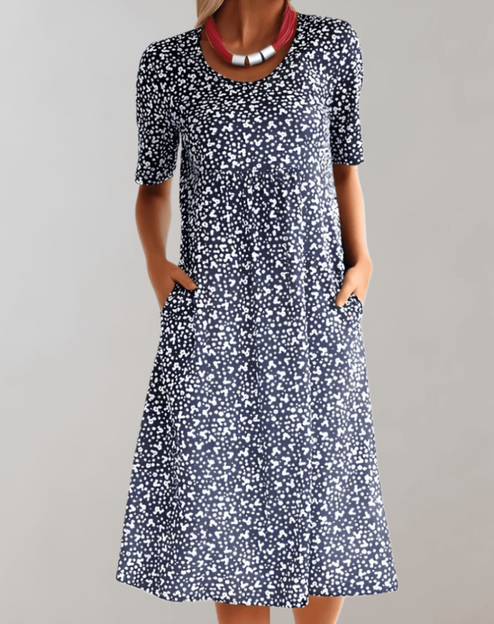 Women's Lightweight Summer V-Neck Dress