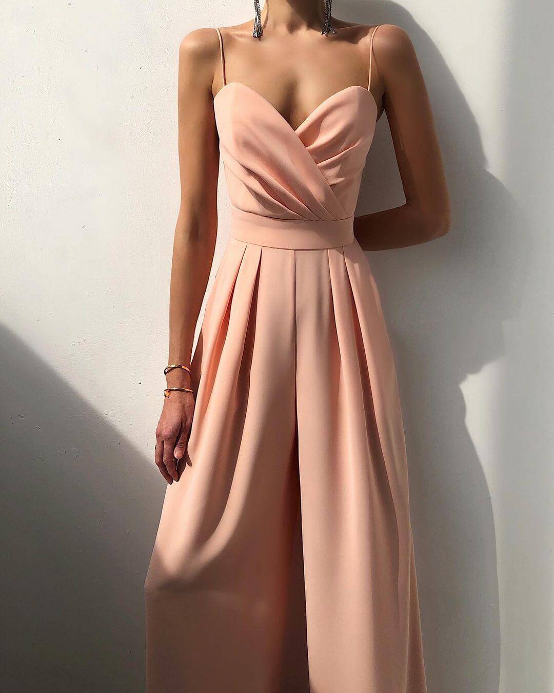 Women's Elegant High-Waist Jumpsuit