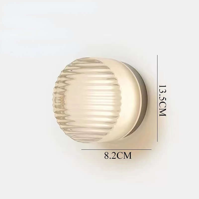 Modern Round LED Wall Light - Indoor/Outdoor