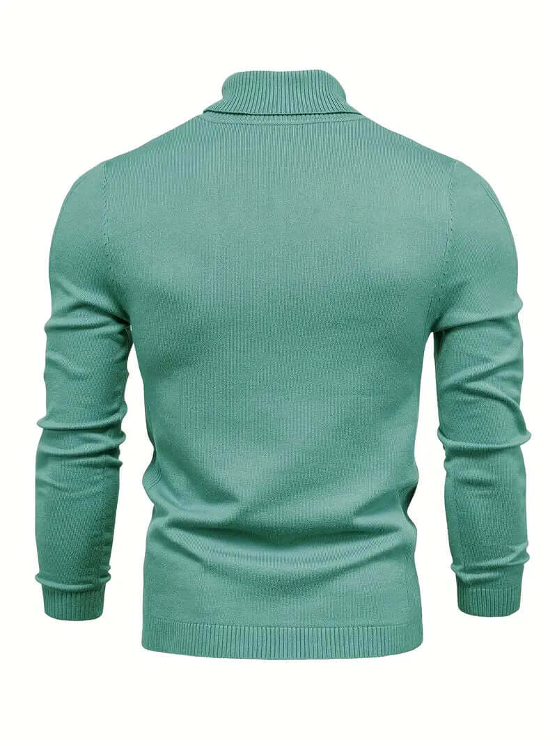 Men's Turtleneck Jumper - Warm Winter Pullover